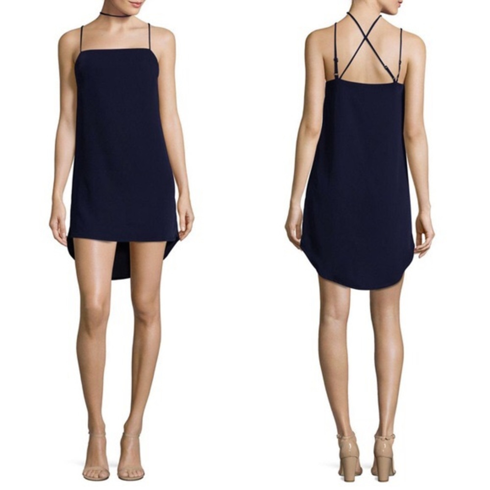 SOLD Navy Choker Cami Dress